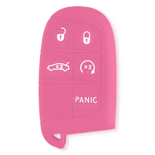 Recon Truck Accessories - 264002DG1PK | Recon Pink Pantone 6051 C Silicone Key Fob Cover (Dodge 2013-2018 RAM )