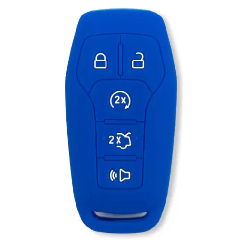 Recon Truck Accessories - 264002FD1BL | Recon Blue Silicone Key Fob Cover (2014-2017 F150, F250, F350)