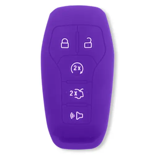 Recon Truck Accessories - 264002FD1PR | Recon Purple Pantone 266 C Silicone Key Fob Cover (2014-2017 F150, F250, F350)