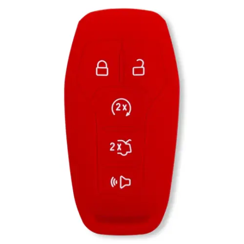 Recon Truck Accessories - 264002FD1RD | Recon Red Silicone Key Fob Cover (2014-2017 F150, F250, F350)