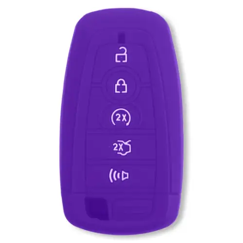 Recon Truck Accessories - 264002FD2PR | Recon Purple Pantone 266 C Silicone Key Fob Cover (2018-2025 F150, F250, F350)