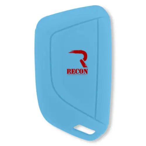 Recon Truck Accessories - 264002GM4BB | Recon Baby Blue Pantone 2095 C Silicone Key Fob Cover (2021-2025 Escalade)