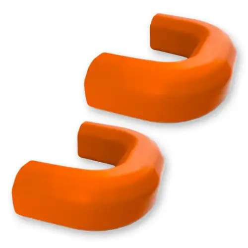 Recon Truck Accessories - 264004CHHDOR | Recon Orange Tow Hook Covers 2-Piece Set of Silicone Covers (2020-2025 Silverado 2500 HD, 3500 HD)