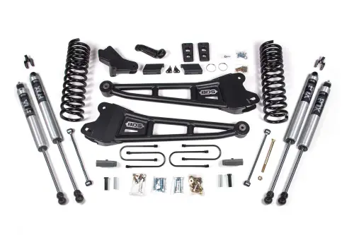 BDS Suspension - BDS1794FS | BDS Suspension 4 Inch Lift Kit With Radius Arm For Ram 3500 4WD | Diesel, Fox 2.0 Performance Series Shocks
