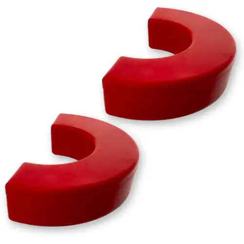 Recon Truck Accessories - 264004CHLDRD | Recon Red Tow Hook Covers 2-Piece Set of Silicone Covers (2020-2025 Silverado 1500)