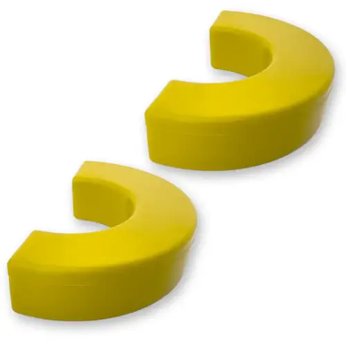 Recon Truck Accessories - 264004CHLDYL | Recon Yellow Tow Hook Covers 2-Piece Set of Silicone Covers (2020-2025 Silverado 1500)