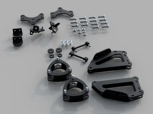 Traxda - 905060 | Traxda 2.0 Inch Front / 2.0 Inch Rear Suspension Lift Kit (2014-2019 Highlander)