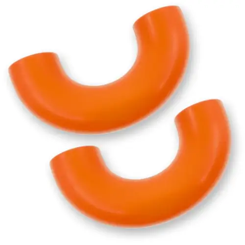 Recon Truck Accessories - 264004F150OR | Recon Orange Tow Hook Covers 2-Piece Set of Silicone Covers (2015-2023 F150 & Raptor)