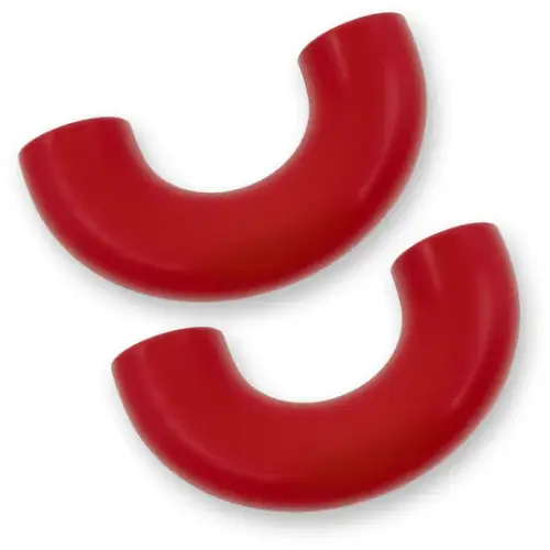 Recon Truck Accessories - 264004F150RD | Recon Red Tow Hook Covers 2-Piece Set of Silicone Covers (2015-2023 F150 & Raptor)