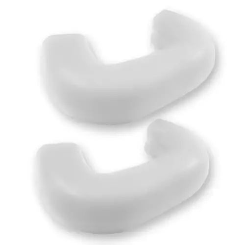 Recon Truck Accessories - 264004GMLDWH | Recon White Tow Hook Covers 2-Piece Set of Silicone Covers (2020-2025 Sierra 1500)