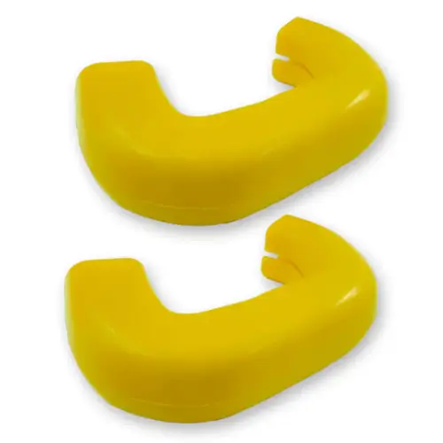 Recon Truck Accessories - 264004GMLDYL | Recon Yellow Tow Hook Covers 2-Piece Set of Silicone Covers (2020-2025 Sierra 1500)