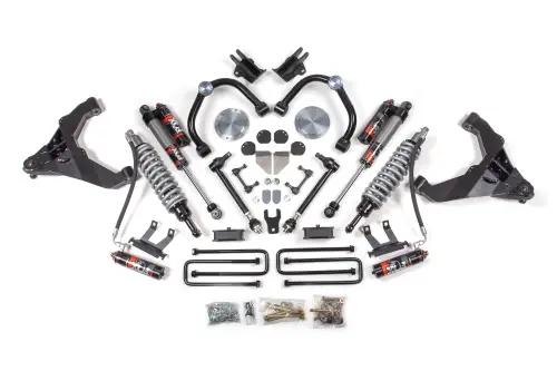 BDS Suspension - BDS1828FPE | BDS Suspension 3 Inch Lift Kit For Chevrolet Silverado / GMC Sierra 2500 HD / 3500 HD 4WD | Diesel, Fox 2.5 Coil Over Conversion Performance Elite Series, Rear Lift Block Kit With Factory Overload, Rear Fox 2.5 Performance Elite Shocks