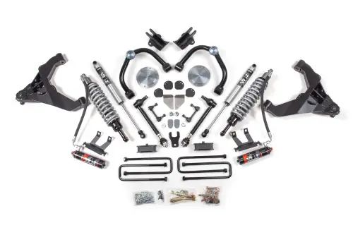 BDS Suspension - BDS1832FPE | BDS Suspension 3 Inch Lift Kit For Chevrolet Silverado / GMC Sierra  2500 HD / 3500 HD 4WD | Diesel, Fox 2.5 Coil-Over Conversion Performance Elite Series, Rear Lift Block No Block, Rear Fox 2.0 Performance Series Shock