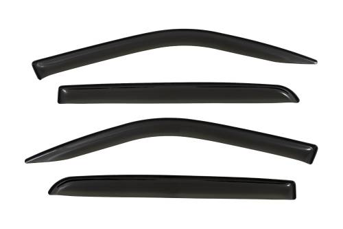 Rough Country - 941924 | Rough Country Side Window Deflectors Tape On Rain Guard For Ram 1500 / 1500 TRX