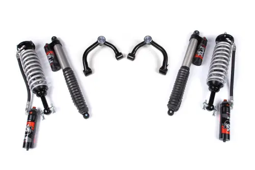 BDS Suspension - BDS1912FPE | BDS Suspension 2 Inch Leveling Kit For Ford F-150 4WD | Fox 2.5 Coil-Over Performance Elite Series, Rear Fox 2.5 Performance Elite Shocks, Truck Without Adaptive Headlight UCA Sensor