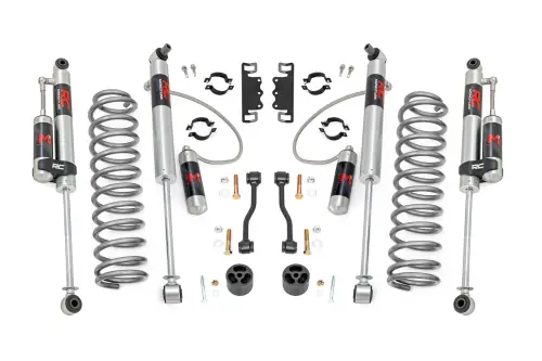 Rough Country - 64844 | Rough Country 2.5 Inch Leveling Kit For Jeep Gladiator JT 4WD | M1R Monotube Shocks