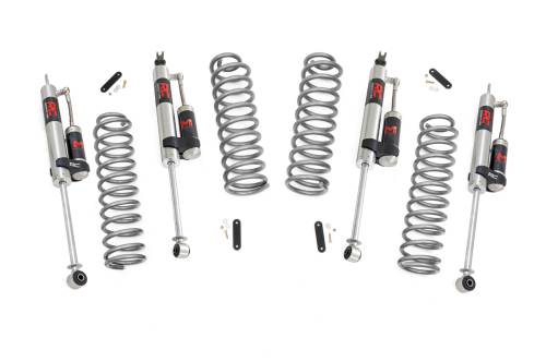 Rough Country - 67844 | Rough Country 2.5 Inch Lift Kit For Jeep Wrangler JK 4WD | 2 Door, M1R Monotube Shocks