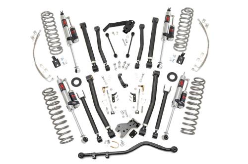 Rough Country - 68344 | Rough Country 6 Inch Lift Kit X Series For Jeep Wrangler JK 2WD/4WD | 4 Door, M1R Monotube Shocks