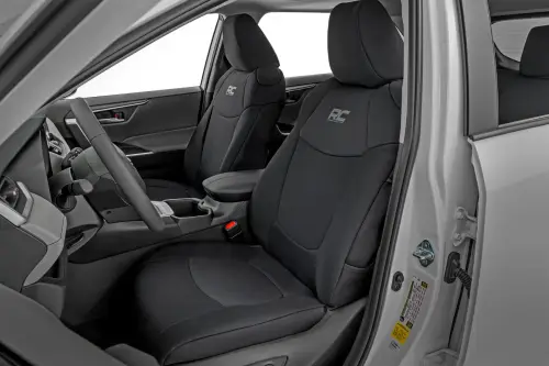 Rough Country - 91064 | Rough Country Neoprene Seat Covers For Toyota Rav4 2WD/4WD | Front & Rear