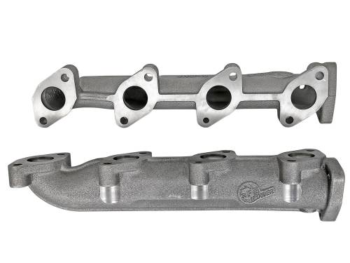 Afe - Advance Flow Engineering - 46-40124 | AFE Power BladeRunner Ported Ductile Iron Exhaust Manifolds (2008-2010 F250, F350 SUper Duty V8-6.4L td)