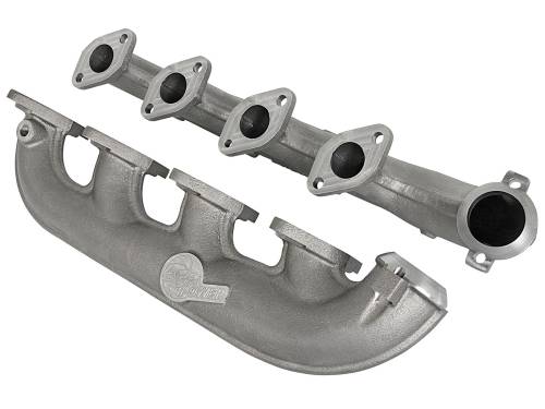 Afe - Advance Flow Engineering - 46-40094 | AFE Power BladeRunner Ported Ductile Iron Exhaust Manifolds (2003-2007 F250, F350 Super Duty V8-6.0L td)