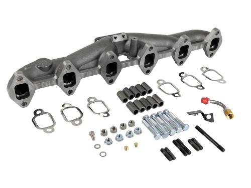 Afe - Advance Flow Engineering - 46-40044-1 | AFE Power BladeRunner Ported Ductile Iron Exhaust Manifold (1994-1998 2500, 3500 L6-5.9L td)