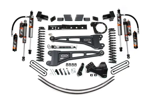 BDS Suspension - BDS1992FPE | BDS Suspension 7 Inch Lift Kit With Radius Arm For Ford F-250 / F-350 Super Duty 4WD | Diesel, Rear Lift 6 Inch Block Kit, Fox 2.5 Performance Elite Shocks