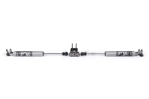 BDS Suspension - BDS2034DF | BDS Suspension Dual Steering Stabilizer Kit With Fox 2.0 Performance Shocks For Jeep Wrangler JL / Gladiator JT