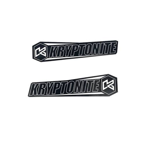 Kryptonite - KRUCA19PLATES | Kryptonite Upper Control Arm Logo Plates For KRUCA19