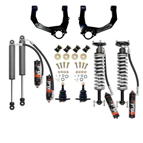 Kryptonite - KR19STAGE3FOXPE | Kryptonite Stage 3 Leveling Kit With Fox Performance Elite Shocks For Chevrolet Silverado / GMC Sierra 1500 | 6 Lug
