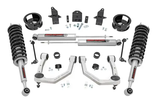 Rough Country - 72631 | Rough Country 3.5 Inch Lift Kit Toyota Land Cruiser 4WD | N3 Struts With N3 Rear Shocks