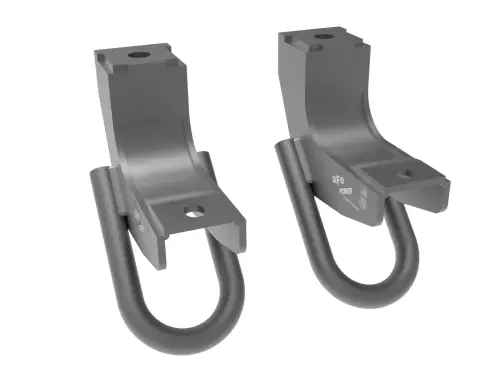 aFe Power - 450-72T001-G | AFE Power Front Tow Hook For Toyota Tundra/Sequoia V6 3.4L (tt) | Gray