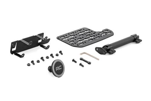 Rough Country - 33002 | Rough Country Accessory Dash Mount For Ram 1500 2WD/4WD | With 8.4 Inch Touchscreen Phone, With 8 Inch Extension Arm For Magsafe Devices