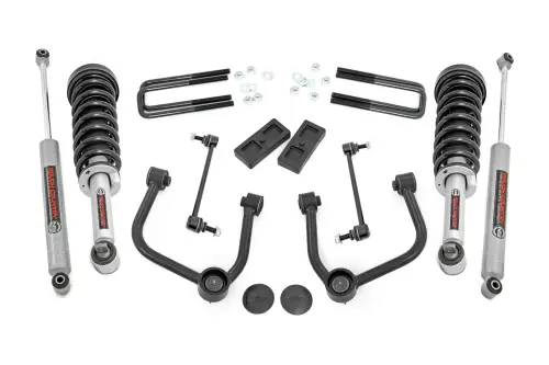 Rough Country - 51148 | Rough Country 3.5 Inch Lift Kit For Ford Ranger 4WD | N3 Struts With N3 Rear Shocks
