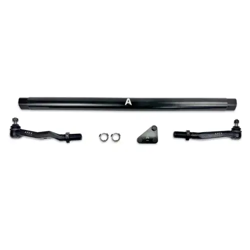 Apex Chassis - KIT386-BLK | Apex Chassis ProLock Tie Rod Kit For Dodge Ram 2500/3500 4WD | Anodized Black Aluminum