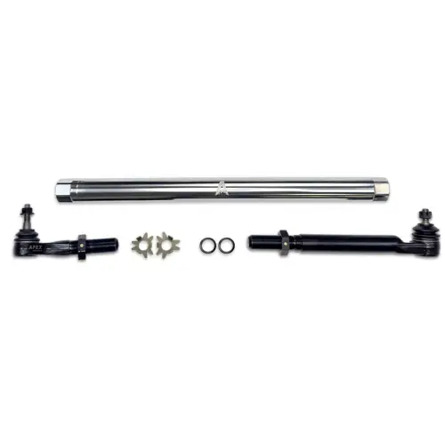 Apex Chassis - KIT387-POL | Apex Chassis Drag Link Kit For Dodge Ram 2500/3500 4WD | Polished Aluminum