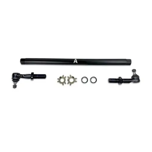 Apex Chassis - KIT382-BLK | Apex Chassis Drag Link Kit For Dodge Ram 2500/3500 4WD | Anodized Black Aluminum