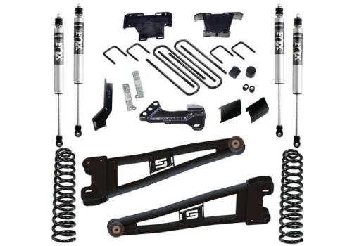 SuperLift - K1030F | Superlift 4 Inch Radius Arm Lift Kit with Fox 2.0 Shocks (2023-2025 F250, F350 Super Duty 4WD Diesel Engine)