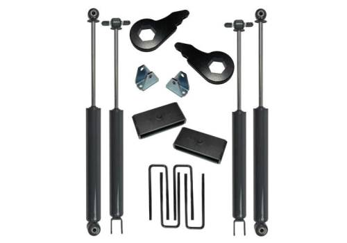 SuperLift - K1034 | Superlift 2 Inch Lift Kit with Superlift Shocks (Silverado, Sierra 2500 HD 4WD)