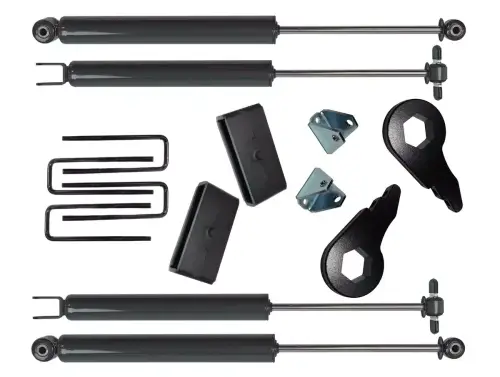 SuperLift - K1035 | Superlift 2 Inch Lift Kit with Superlift shocks (2020-2025 Silverado, Sierra 2500 HD, 3500 HD 4WD)