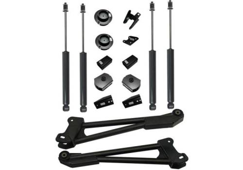 SuperLift - K1038 | Superlift 2.5 Inch Lift Kit with Radius Arms And Superlift Shocks (2019-2024 Ram 2500 Pickup 4WD)