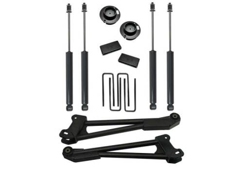 SuperLift - K1040 | Superlift 2.5 Inch Lift Kit with Radius Arms And Superlift Shocks (2019-2024 Ram 3500 4WD)