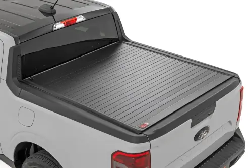 Rough Country - 50214500 | Rough Country Hard Roll Up Bed Cover For Ford Maverick 2WD/4WD | 4'6" Bed