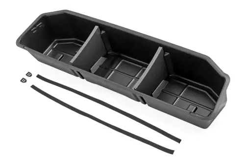 Rough Country - RC09301 | Rough Country Under Seat Storage For Jeep Gladiator JT, Gladiator JT Mojave & Gladiator JT Rubicon 4WD