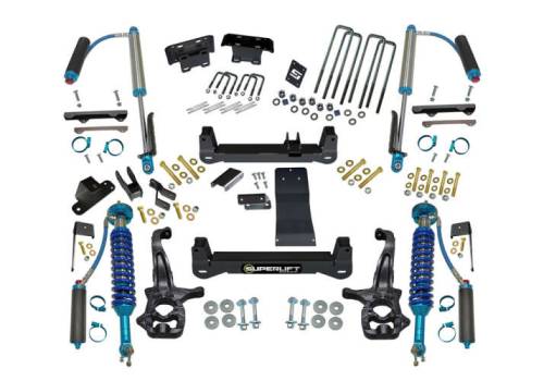 SuperLift - K182KG | Superlift 6 Inch Lift Kit with King Coilover Conversion  (2019-2024 Silverado, Sierra 1500 4WD Will Not Work On Trail Boss or AT4)