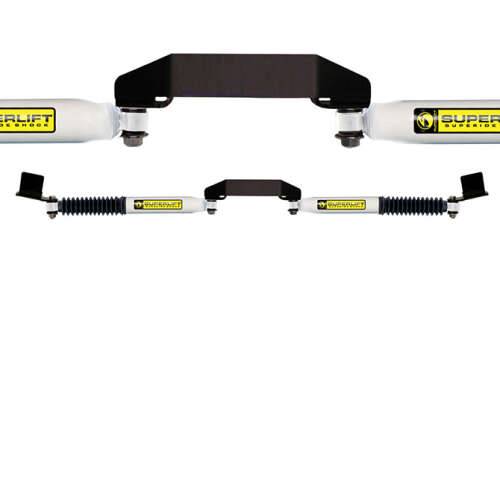 SuperLift - 92670-1 | Superlift Dual Steering Stabilizer Kit - SR (Hydraulic) (2003-2008 Ram 2500, 3500 4WD)