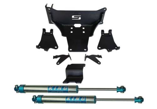 SuperLift - 92740 | Superlift Dual Steering Stabilizer Kit - King Shocks (2005-2022 F250, F350  - No lift required)