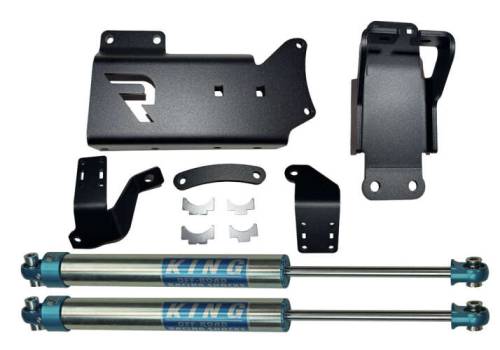 SuperLift - 92770-1 | Superlift Dual Steering Stabilizer Kit - King Shocks (2014-2025 Ram 2500, 2013-2025 Ram 3500)
