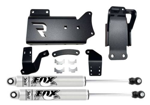 SuperLift - 92773-1 | Superlift Dual Steering Stabilizer Kit - Fox 2.0 Shocks (2014-2025 Ram 2500, 2013-2025 Ram 3500)