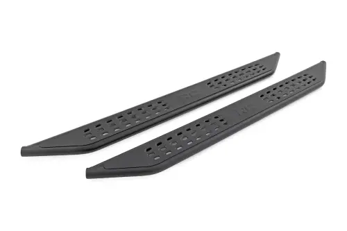 Rough Country - 14012 | Rough Country OV2 Running Boards Side Step Bars For Toyota Tacoma | Crew Cab